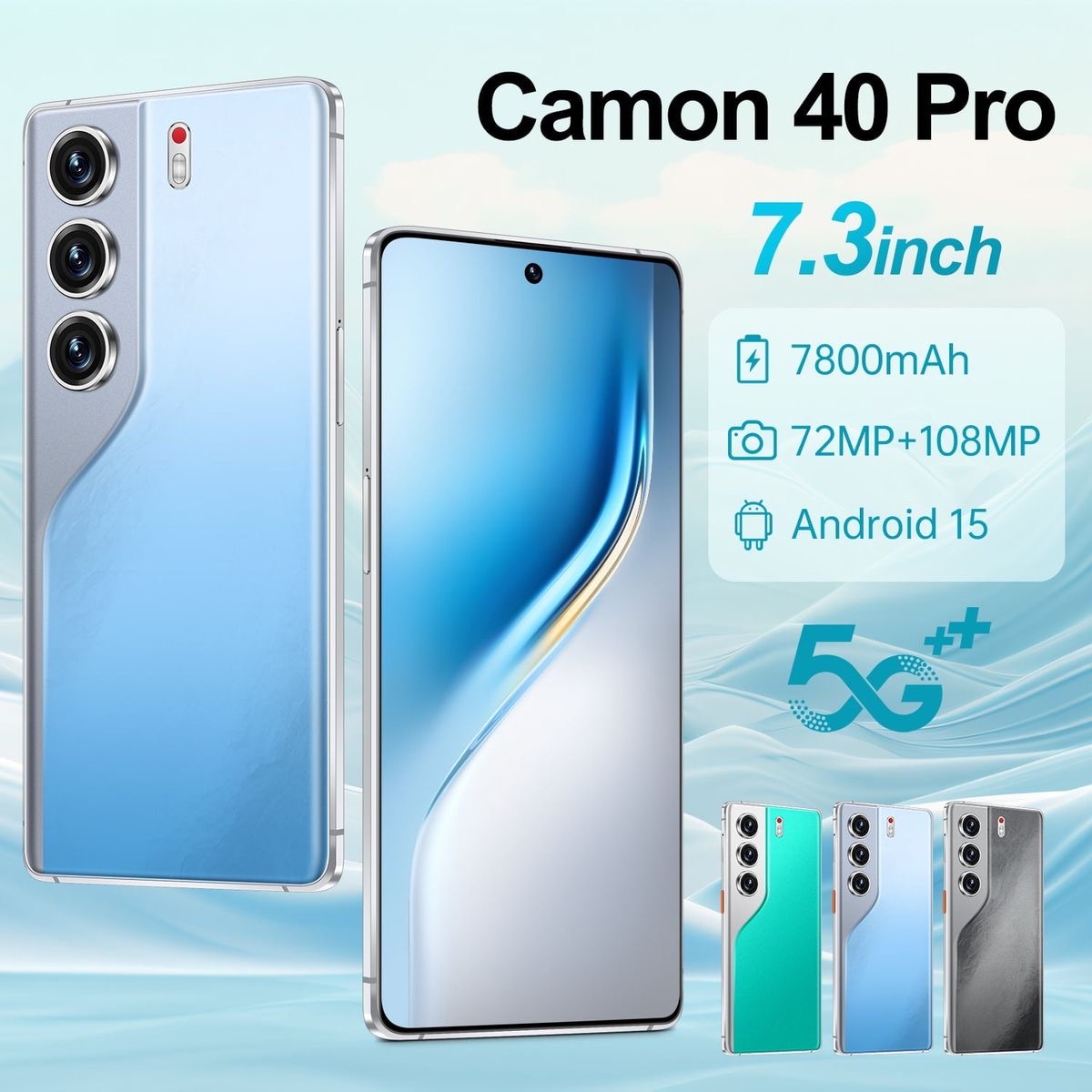 Tecno Camon 40 Pro Camon 40 Pro -256g – Neuf & Scellé