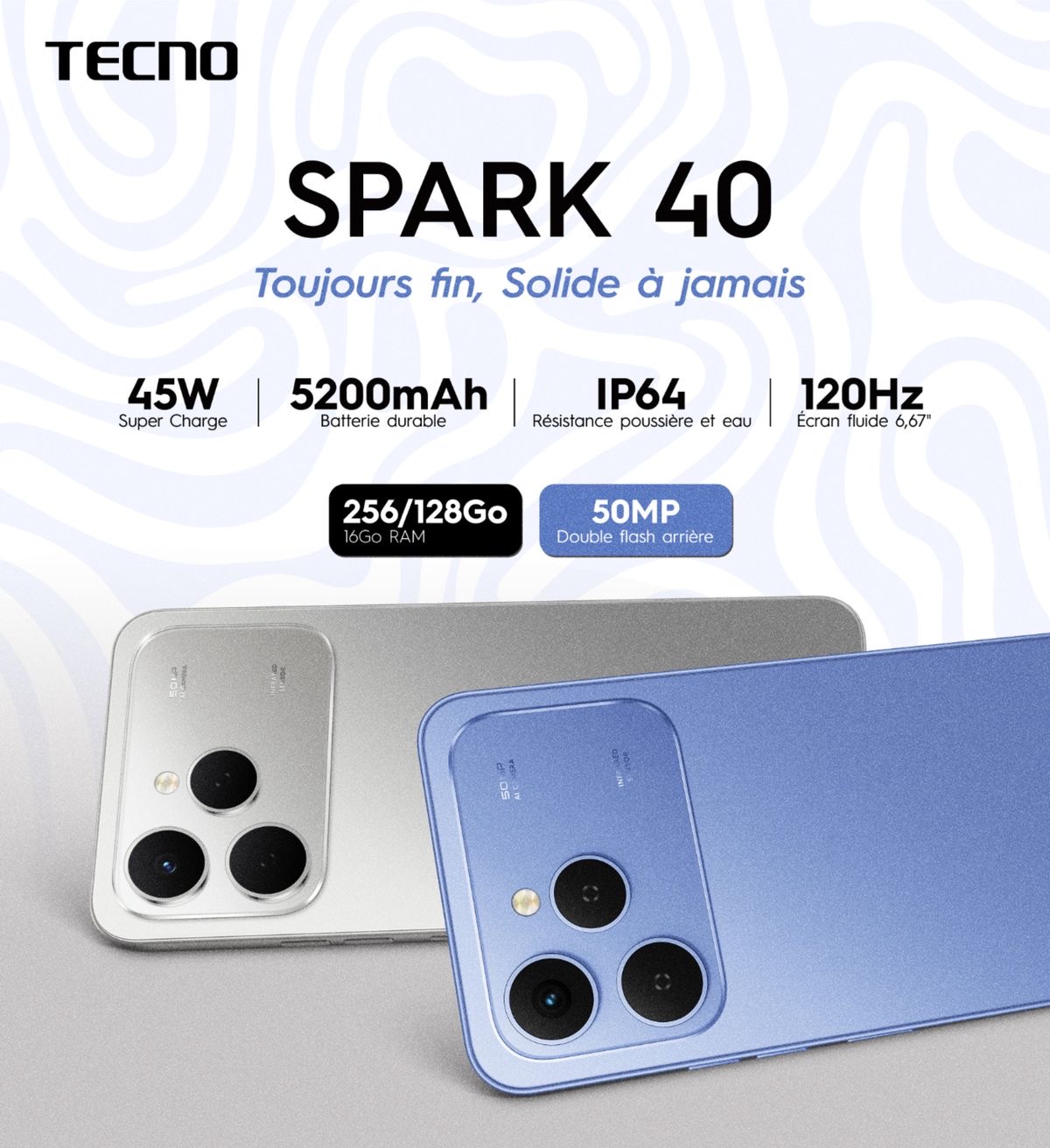 TECNO SPARK 40 Tecno Spark 40 – 128 Go