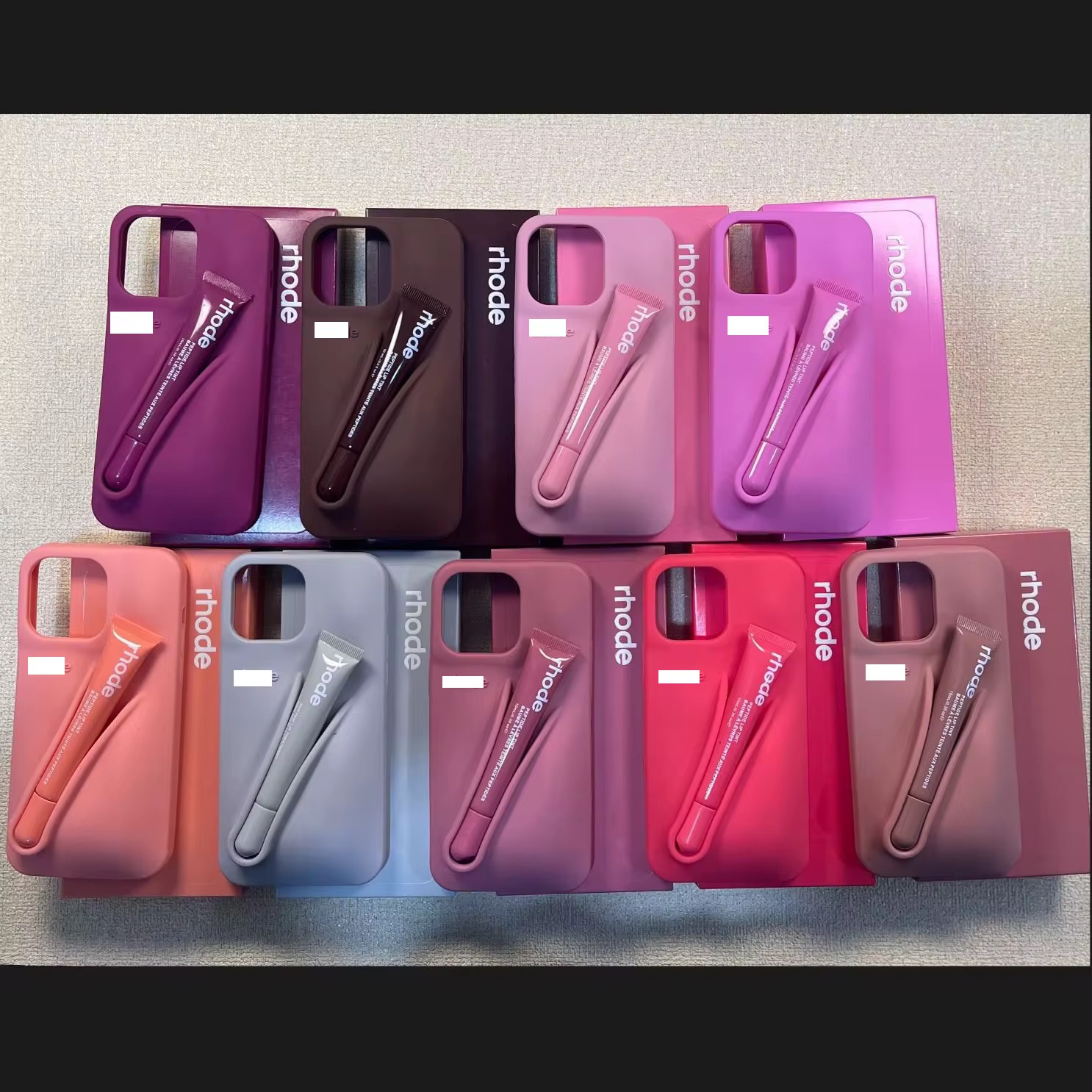 Coque phone Coque iPhone Rhode – Avec Gloss Intégré (Toutes Couleurs)